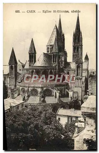 Ansichtskarte AK Caen Eglise Saint Etienne Abside