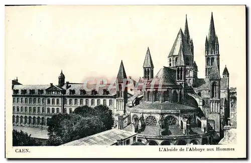 Cartes postales Caen L&#39Abside de L&#39Abbaye aux Hommes