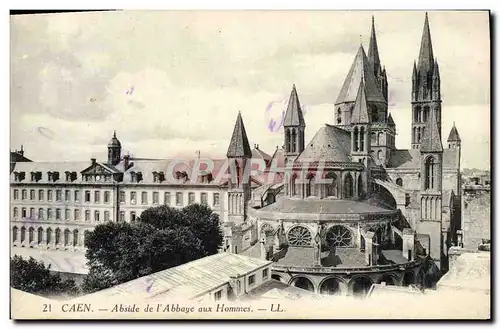 Ansichtskarte AK Caen Abside de l&#39Abbaye aux Hommes