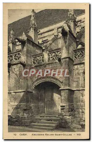 Cartes postales Caen Ancienne Eglise Saint Gilles