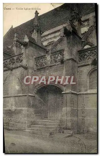 Cartes postales Caen Vieille Eglise Saint Gilles