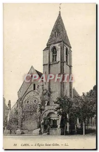 Ansichtskarte AK Caen Eglise Saint Gilles