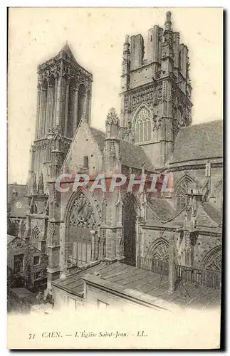 Cartes postales Caen L&#39Eglise Saint Jean