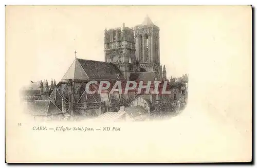 Cartes postales Caen L&#39Eglise Saint jean