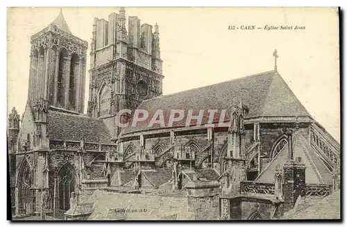 Cartes postales Caen L&#39Eglise Saint jean