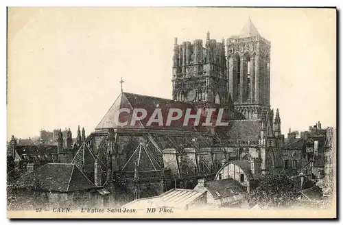 Cartes postales Caen L&#39Eglise Saint jean