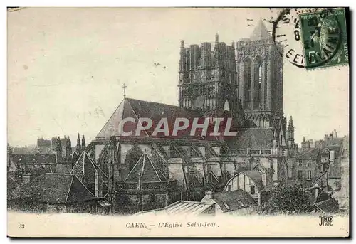 Cartes postales Caen L&#39Eglise Saint jean