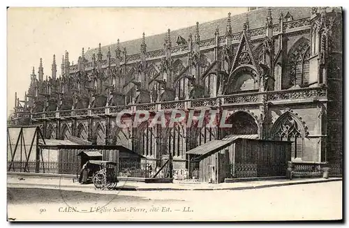 Cartes postales Caen Eglise Saint Pierre Cote Est