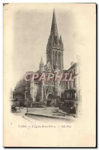 Cartes postales Caen L&#39Eglise Saint Pierre