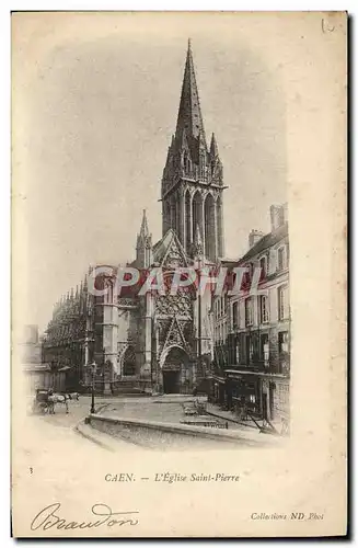 Cartes postales Caen L&#39Eglise Saint Pierre