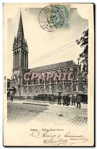 Cartes postales Caen L&#39Eglise Saint Pierre