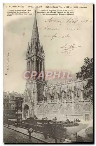 Cartes postales Caen L&#39Eglise Saint Pierre