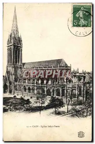 Cartes postales Caen L&#39Eglise Saint Pierre