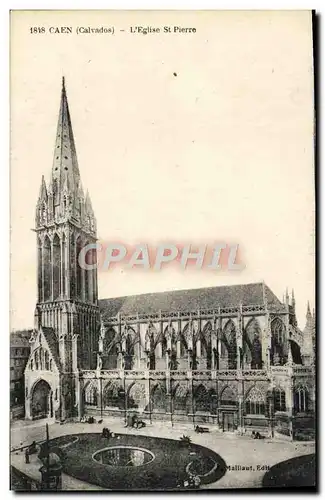 Cartes postales Caen l&#39Eglise Saint Pierre