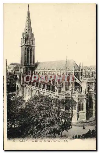 Cartes postales Caen L&#39Eglise Saint Pierre