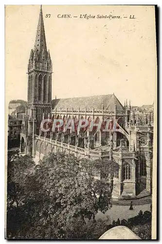 Cartes postales Caen L&#39Eglise Saint Pierre