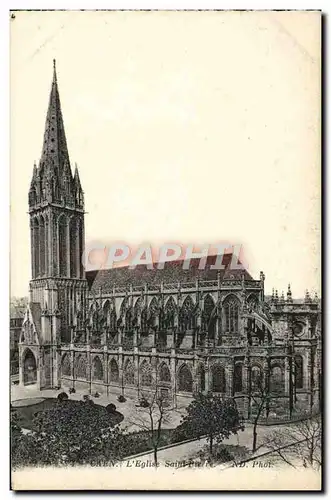 Cartes postales Caen L&#39Eglise Saint Pierre