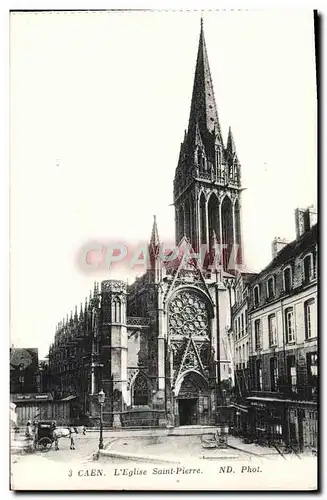 Cartes postales Caen L&#39Eglise Saint Pierre