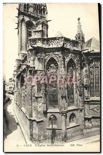 Ansichtskarte AK Caen Eglise St Sauveur