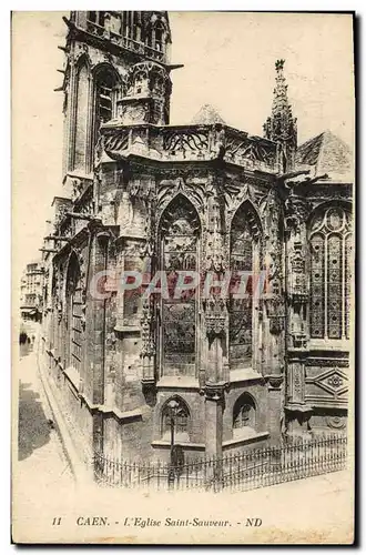 Cartes postales Caen Eglise St Sauveur