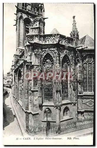 Cartes postales Caen L&#39Eglise St Sauveur