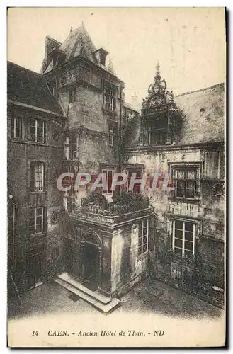 Cartes postales Caen Ancien Hotel de Than