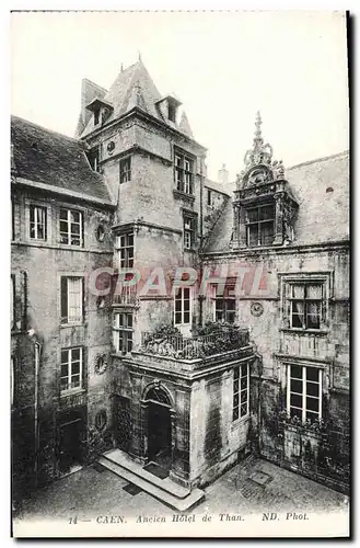 Cartes postales Caen Ancien Hotel de Than