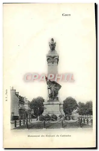 Cartes postales Caen Monument des Enfants Du Calvados