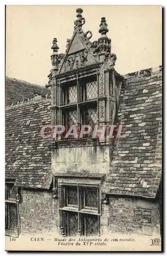 Cartes postales Caen Musee des Antiquaires Fenetre