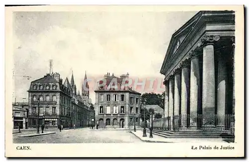 Ansichtskarte AK Caen Le Palais du Justice