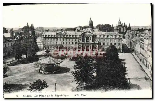 Cartes postales Caen La Place de la Republique