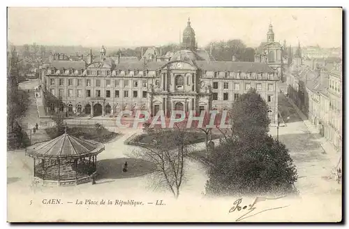 Cartes postales Caen La Place de la Republique