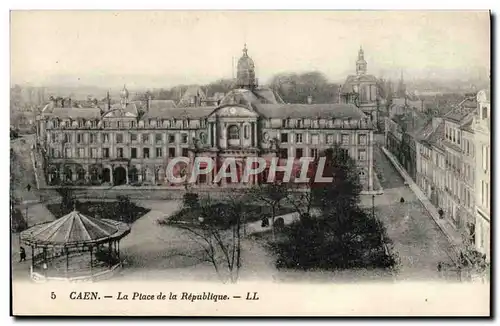 Cartes postales Caen La Place de la Republique