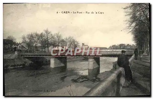 Ansichtskarte AK Caen Le Pont Rue de La Gare