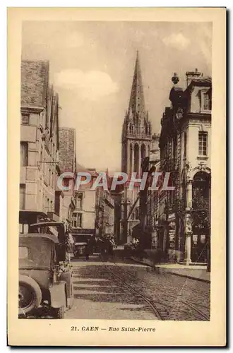 Cartes postales Caen Rue Saint Pierre