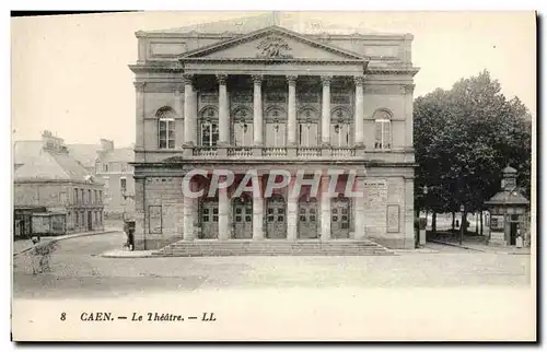 Ansichtskarte AK Caen Le Theatre