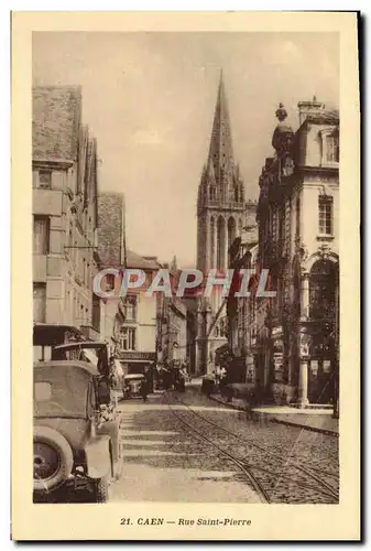 Cartes postales Caen Rue Saint Pierre