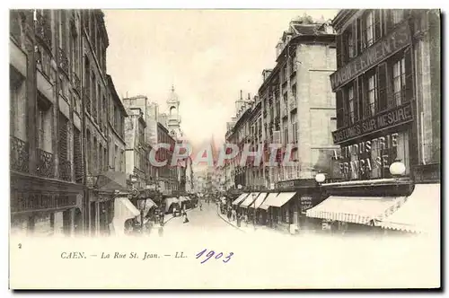 Cartes postales Caen La Rue St Jean