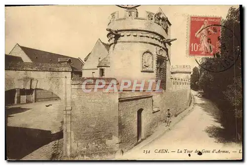 Cartes postales Caen La Tour des Gens d&#39Armes