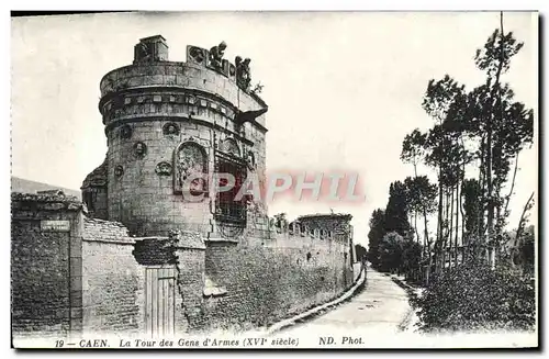 Cartes postales Caen La Tour des Gens d&#39Armes