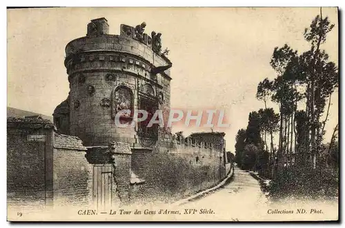 Cartes postales Caen La Tour des Gens d&#39Armes