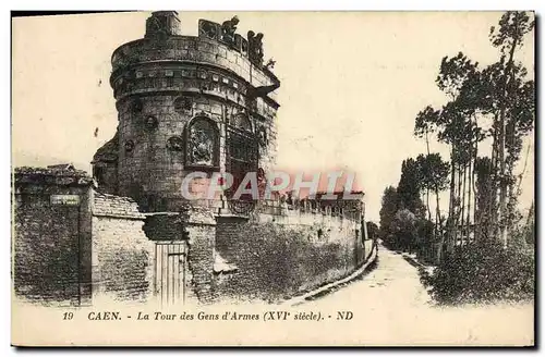 Cartes postales Caen La Tour des Gens d&#39Armes