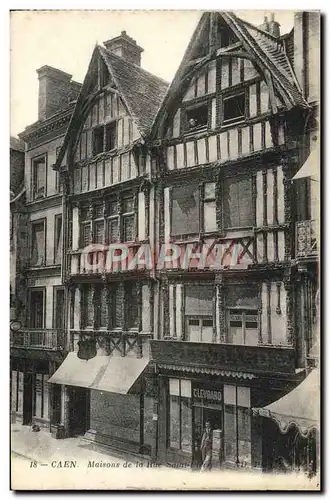 Cartes postales Caen Maison de la Rue Saint Pierre Levrard