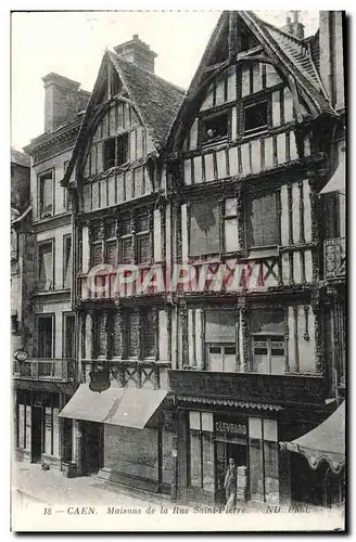 Ansichtskarte AK Caen Maison de la Rue Saint Pierre Levrard