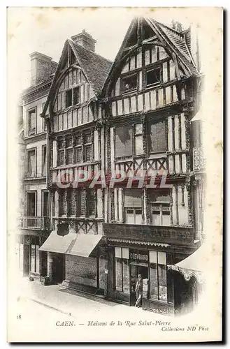 Cartes postales Caen Maison de la Rue Saint Pierre Levrard