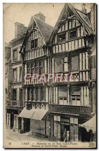 Ansichtskarte AK Caen Maison de la Rue Saint Pierre Levrard