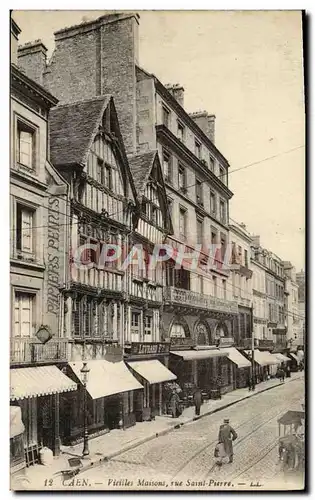 Ansichtskarte AK Caen Maison de la Rue Saint Pierre Levrard