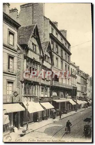 Cartes postales Caen Vieilles Maisons Sue Saint Pierre Levrard