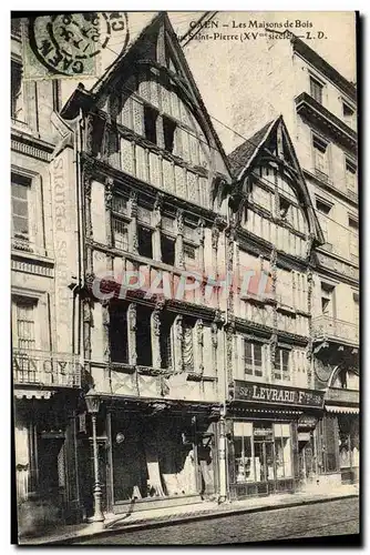 Cartes postales Caen Les Maisons de Bois Levrard