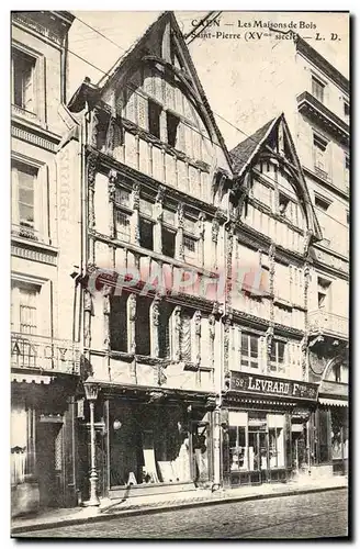 Cartes postales Caen Les Maisons de Bois de Saint Pierre Levrard